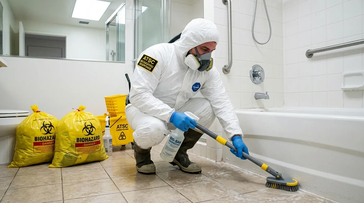 Decontamination equipment deployed for Blood Cleanup in Greendale
